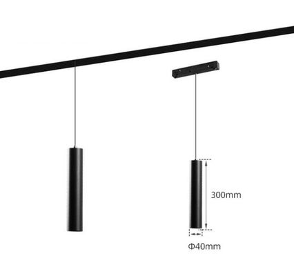 Vente à chaud lampes suspendues au plafond 12w lampes suspendues 40*300mm 48v lampes à LED à base de cob