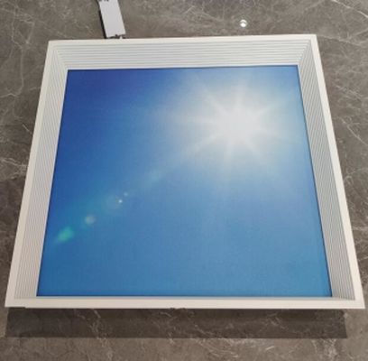 Réverbère bleu ciel nuages encastrés 450x450mm panneau de plafond LED décoratif lumière,panneau de plaque LED décoratif