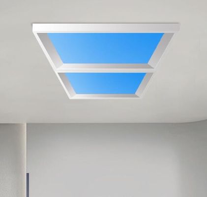 Lumière de toit nuages de ciel bleu encastrés 600x600mm panneau de plafond LED décoratif lumière,panneau de plaque LED décoratif