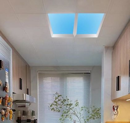 Panneau de lampe de plafond d'intérieur LED Blue Sky Light Carré Réverbère artificiel 60x120 pour l'éclairage décoratif du toit