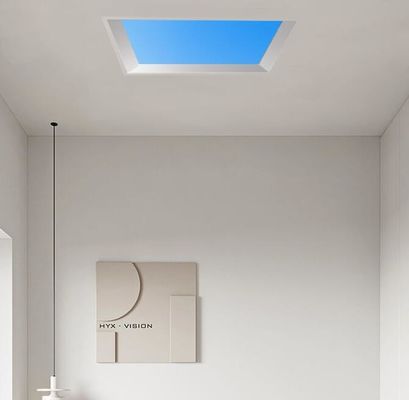 1200*600 mm de grande taille Panneau de plafond de rétroviseur LED bleu ciel artificiel