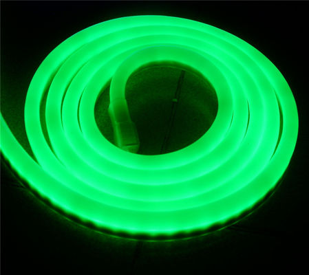 14x26 mm Lumière néon flexible à LED multicolore à haute luminosité 220V en PVC semi-transparent pour bâtiment