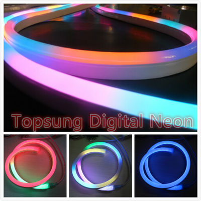 RGB numérique à LED néon flexible lumière de corde pour la décoration de bâtiments