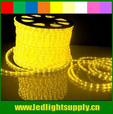 2 fils ronds de corde jaune à LED décoration de Noël lampes à corde