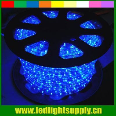 lampes à bande LED bleue étanche à l'eau 2 fils LED lumière de corde de Noël