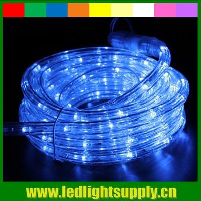 lampes à bande LED bleue étanche à l'eau 2 fils LED lumière de corde de Noël