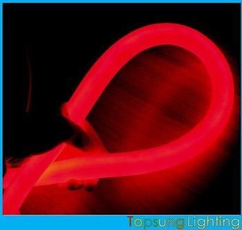 Vente à chaud IP67 imperméable à l'eau 110v rouge néon lumière flexible imperméable à l'eau pour l'extérieur