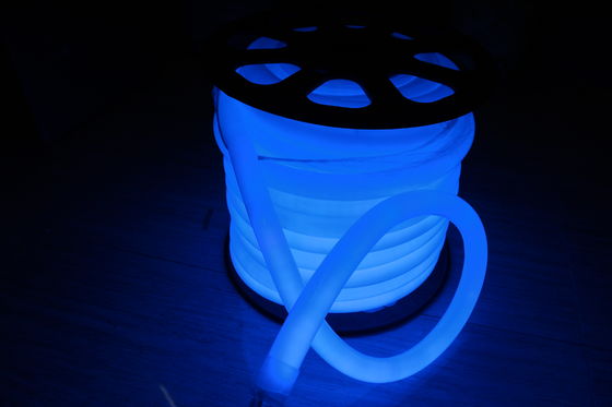 bleu 360 luminaire au néon rond 24v 100LEDs/m pour extérieur diamètre rond 25mm