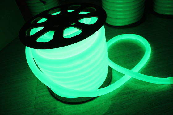 haute luminosité LED néon flexe lumière verte 110v 25mm pour l'extérieur