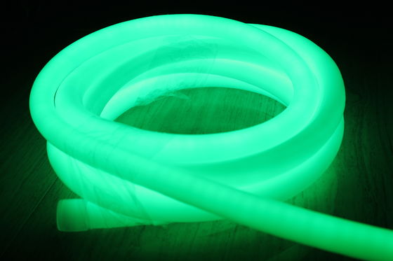 2016 nouveau vert 220v 360 degrés LED néon flex lumière ip67 étanche pour l'extérieur