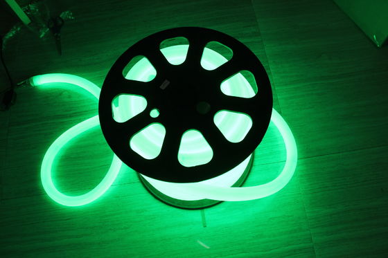 haute luminosité LED néon flexe lumière verte 110v 25mm pour l'extérieur
