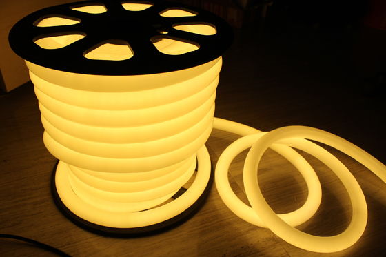 220v nouvelle lampe fluorescente au néon chaude blanche DIP 100 leds/m 360 degrés pour bâtiment