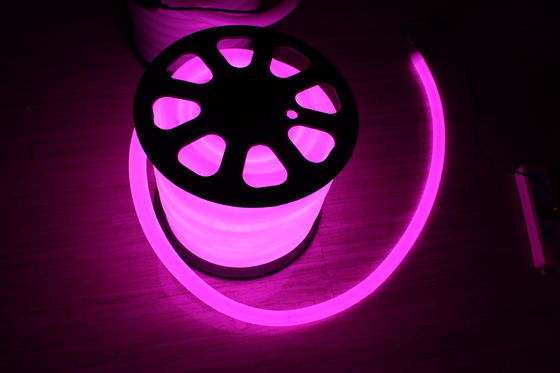 220v violet 360 degrés ronde 100 leds/m LED néon flex lumière pour bâtiment