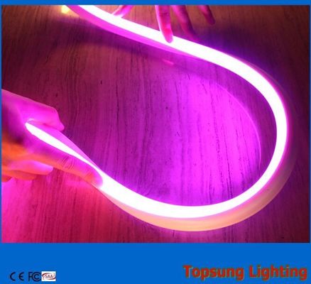 Vente à chaud 16x16.5mm carré étanche à l'eau 110v violet LED néon lumière flexible