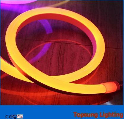 80LED/m résistant à l'eau double face flexible LED néon 12v couleur jaune