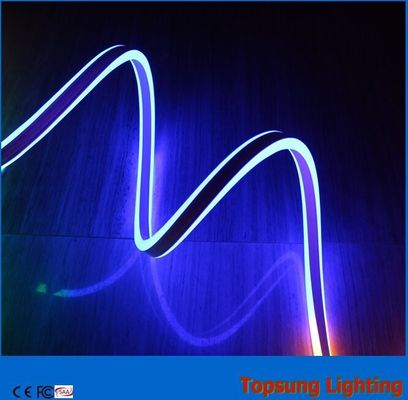 2016 dernier prix bleu 110v double côté LED néon lumière flexible