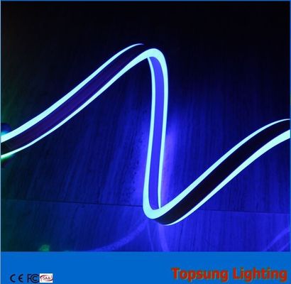 vue supérieure 24v bleu lampes à LED au néon flex à double face pour la décoration