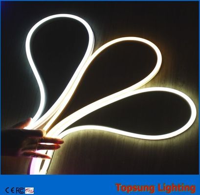 12v LED Strip Lumières Blanc chaud Bi-Side Neon Flex Lumière étanche