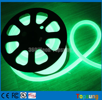 25m rouleau vert PVC 360 degrés LED néon flex pour le pont