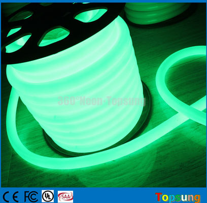 25m rouleau vert PVC 360 degrés LED néon flex pour le pont