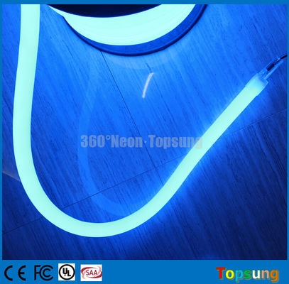 Rouleau de 82' 12V à 360 degrés, tube au néon bleu rond, flexible pour la piscine