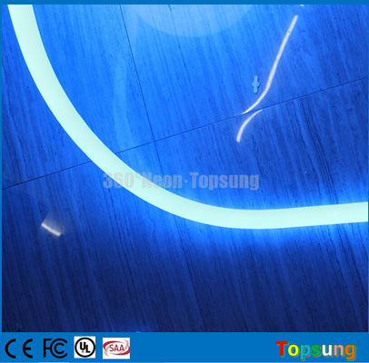 Rouleau de 82' 12V à 360 degrés, tube au néon bleu rond, flexible pour la piscine