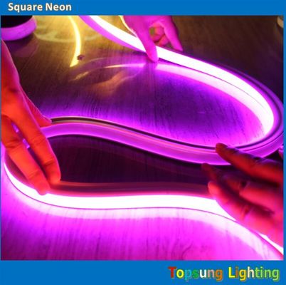 lumière à LED de haute qualité 240v carré rose 16*16m câble à néon à LED