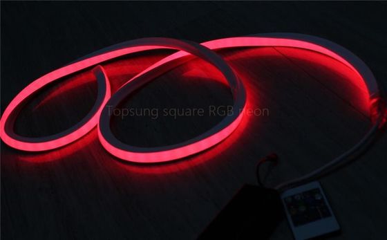 2016 nouveau carré 100v rouge LED néon flex 16x16mm pour le bâtiment
