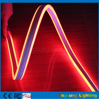 230V double côté LED néon flexible couleur rouge pour les panneaux