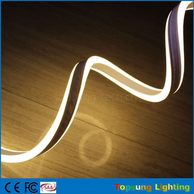 plus vendu 230V double face chaud blanc LED néon flexible corde pour l' extérieur