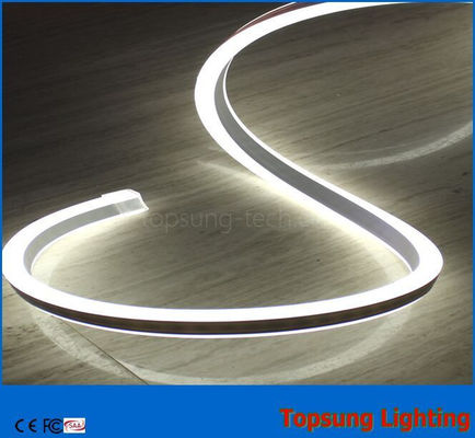 Vente à chaud de néon 24v double côté blanc LED néon flexible corde pour la décoration