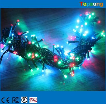 Lumières de décoration de vacances RGB de couleur changeante Lumières de Noël extérieur 12v