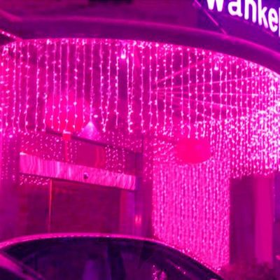 Super lumineux 127V lumières de Noël de fées extérieures UK rideau pour bâtiment