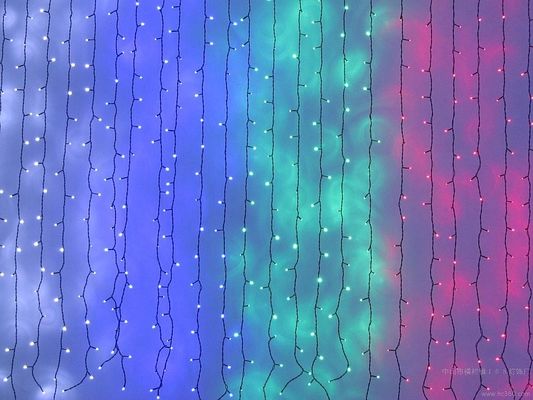 2016 nouvelle arrivée 240V lumières de rideau de Noël de fées pour la décoration