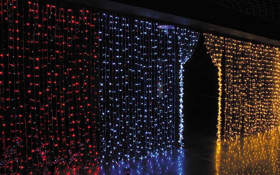 Vente à chaud de nouveau conçu 24 rideaux de Noël décorer la lumière pour l' extérieur