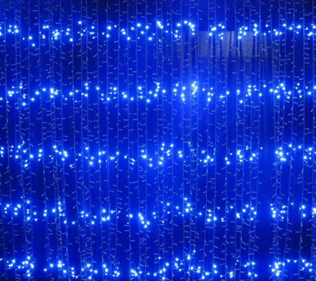 vue de dessus 12V lumières de Noël de fée extérieur cascade pour les bâtiments
