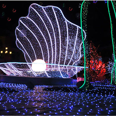 Les lumières de Noël les plus vendues de 110V sont des lampes de filets à LED pour bâtiments.
