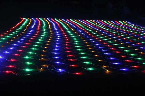 2016 nouvelle conception 110V lumières de Noël LED cordes lumières de filet décoratif pour les bâtiments