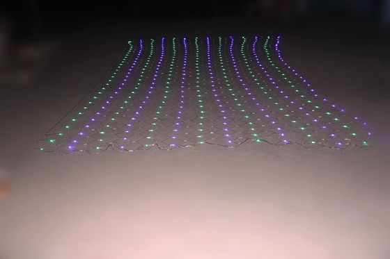 2016 nouveau design 240V lumières de Noël a conduit des cordes lumières de filet décoratives pour les bâtiments