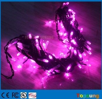 120v rose 100 LED décoration de vacances lumières scintillantes corde de fée