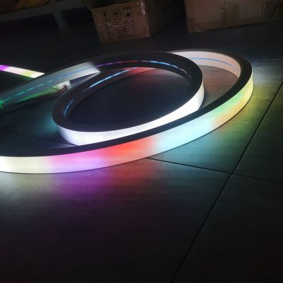 40 mm de néon RGBW programmable flexible LED 24V RGB lumière LED type ruban néon 5050 SMD tube souple changeant de couleur