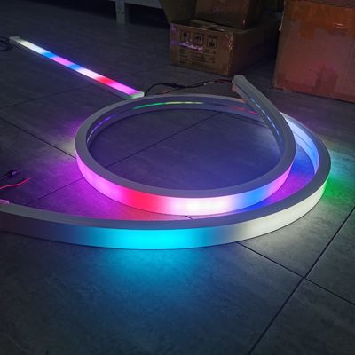 Topsung 50*25mm bandes de néon à LED flex 24v néon à LED lumière silicone fil de néon 12v ampoules et tubes de néon