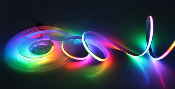 LED Adressable RGB COB LED Light Strips ruban numérique720leds/m COB Smart Lights Strip Light Corde flexible