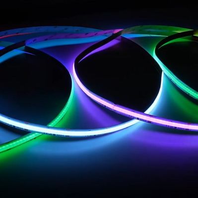 Couleur magique COB RGB LED bande pixel 12V intelligent haute densité 720 LED/m numérique COB bandes lumières