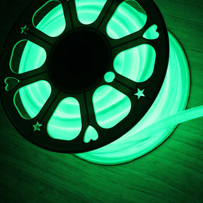 12V IP67 LED rond néon flex 16mm mini 360 degrés vert de la corde lumière tube doux