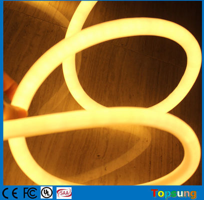 120LED/M LED néon à la corde lumineuse 360 degrés 16mm mini PVC neon blanc chaud flex DC12V