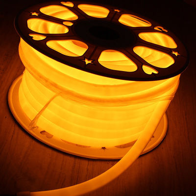 DC12V luminaire au néon en PVC rond mince 16 mm 360 degrés LED orange SMD2835