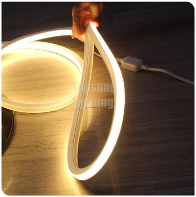 lampe à câble à néon à LED à basse tension DC 12V chaude 16x16 mm carré lampe à tube plat