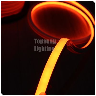 couleur orange AC 110V carré LED néon flexible 16x16mm IP68 tube de néon