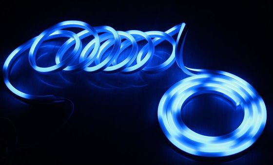 Lumière au néon numérique à LED flexible 14*26mm 24v poursuit des lumières au néon RGB